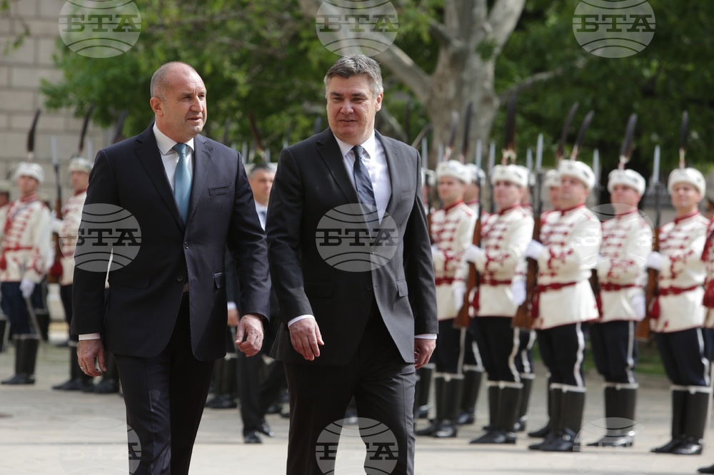 Croatian President Milanovic Pays Official Visit to Bulgaria