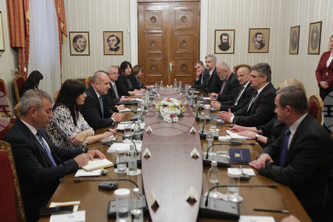 Румен Радев - Зоран Миланович - пленарни разговори 