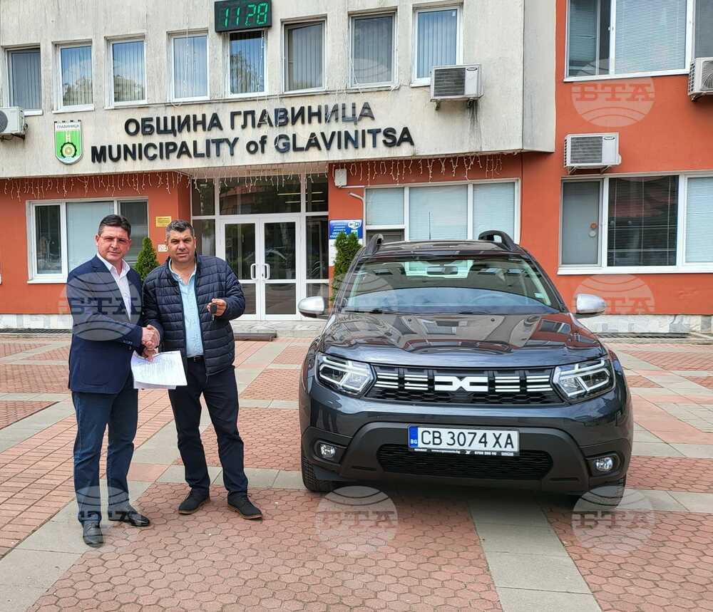 Община Главиница закупи нов автомобил за нуждите на местния полицейски участък
