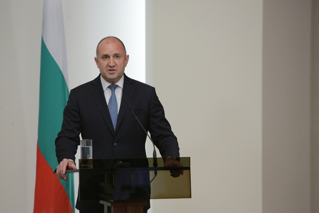 President Radev: Bulgaria Urges for, Will Back Far More Active European Efforts for Diplomatic Resolution of Ukraine Conflict