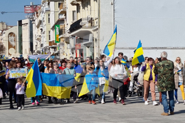 Пловдив - украинци - протест
