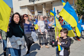 Пловдив - украинци - протест