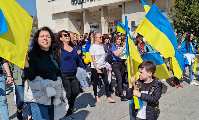 Украинските бежанци в Пловдив ще отбележат Деня на независимостта на Украйна с шествие по главната улица