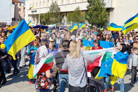 Пловдив - украинци - протест