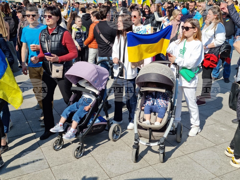 Пловдив - украинци - протест