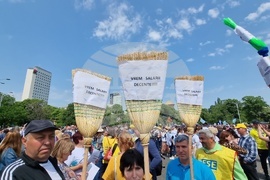 Протест на учителите в Букурещ