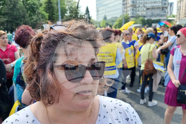 Румъния - протест - учители