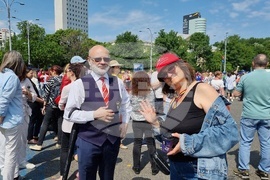 Румъния - протест - учители