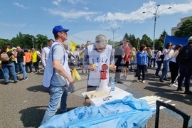 Румъния - протест - учители