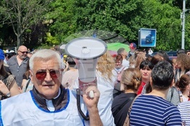 Румъния - протест - учители