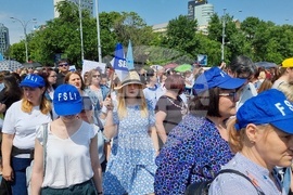 Румъния - протест - учители