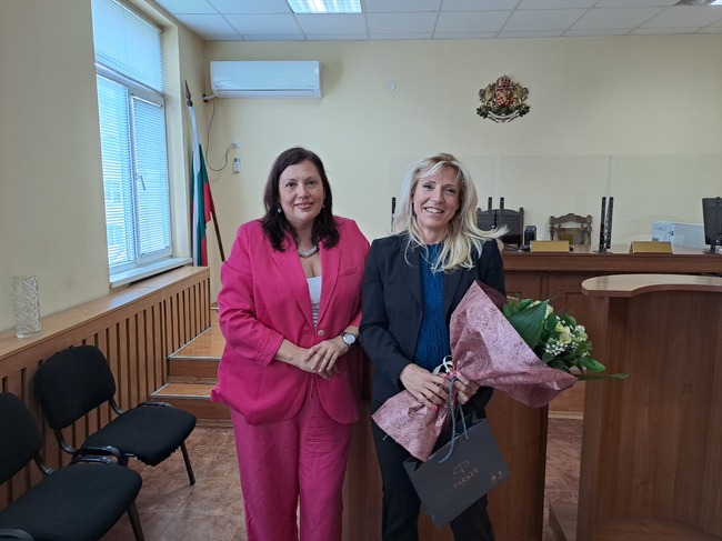Встъпване на нов съдия в Окръжен съд - Плевен