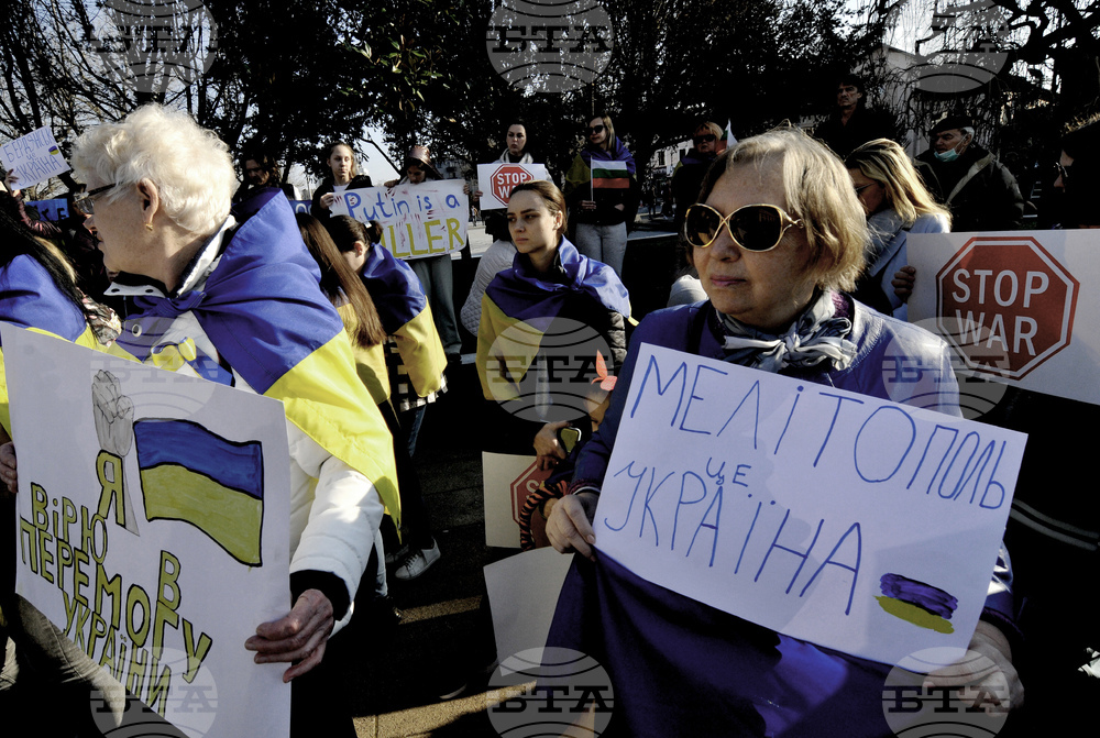 Бургас - антивоенен митинг