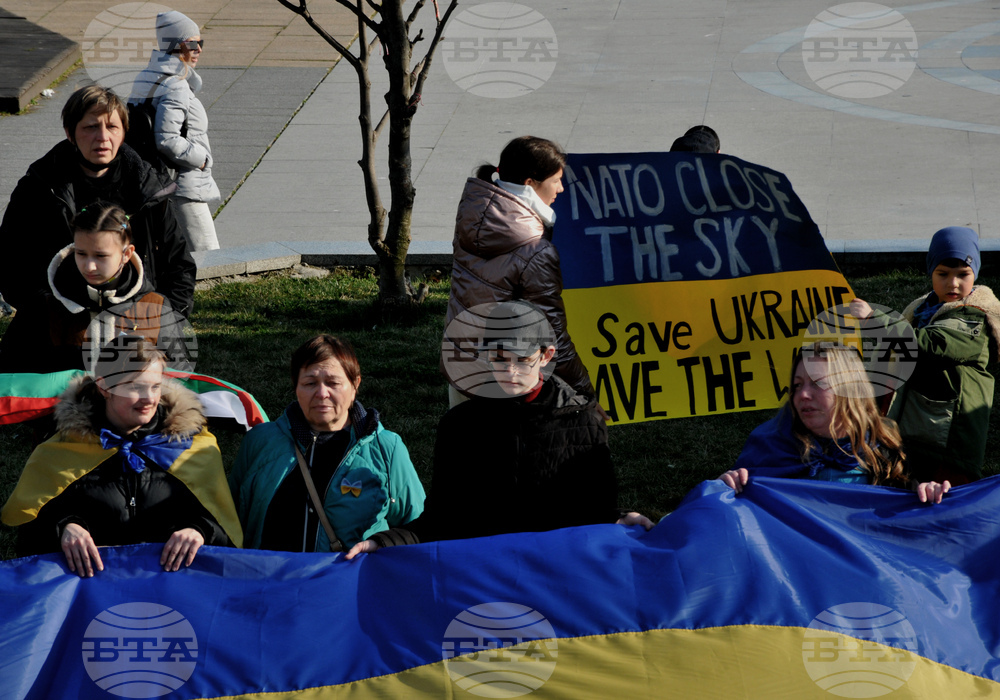 Бургас - антивоенен митинг