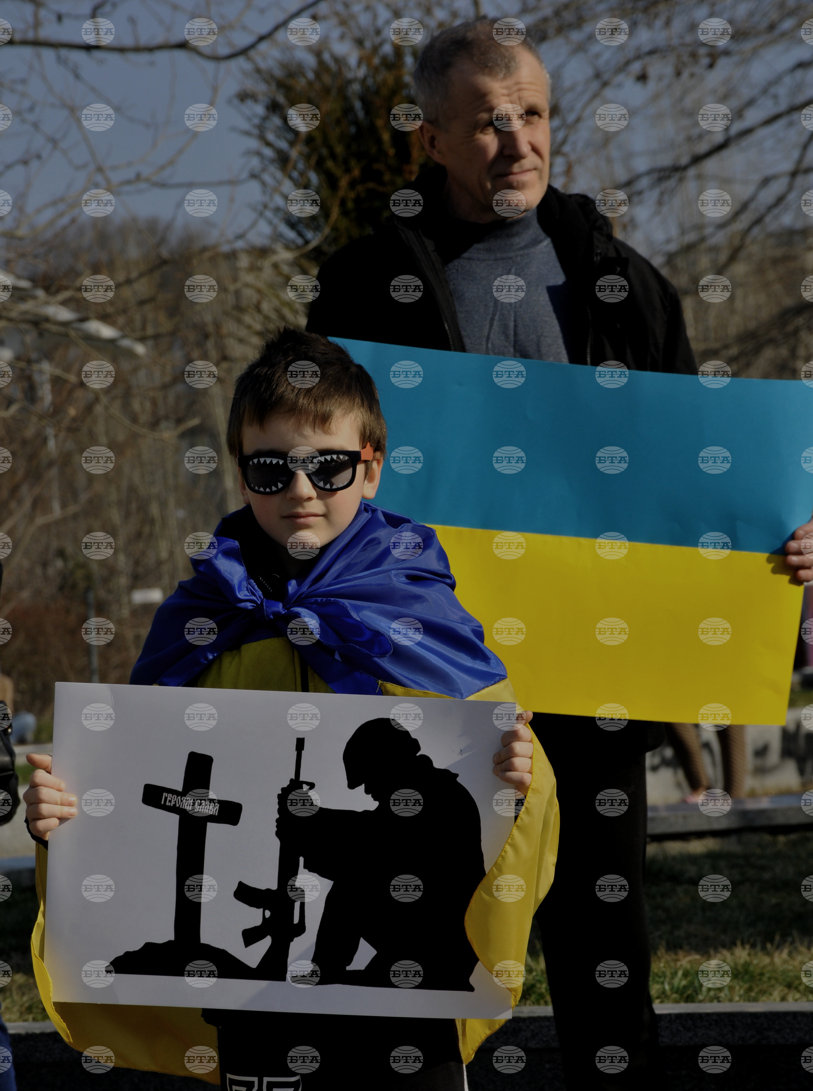 Бургас - антивоенен митинг