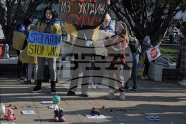 Бургас - антивоенен  митинг