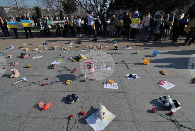  Бургас - антивоенен  митинг