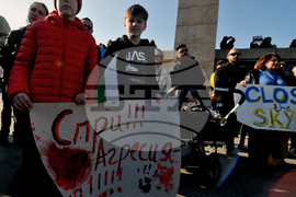 Бургас - антивоенен  митинг