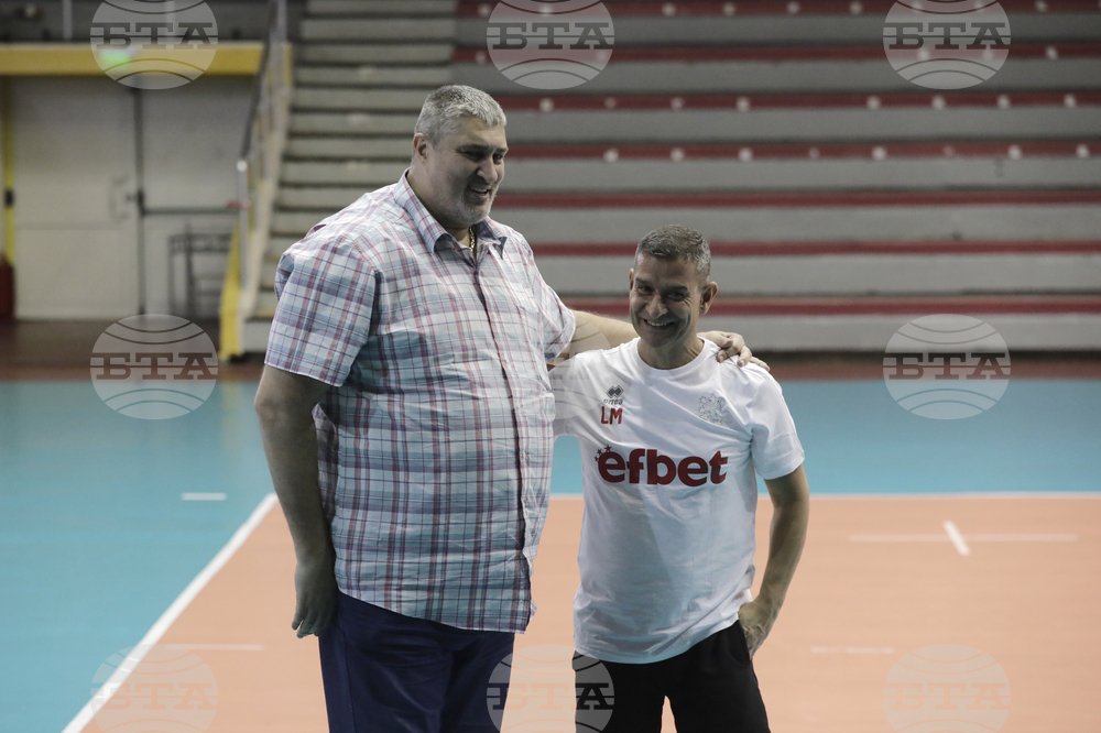 Волейбол - национален отбор жени - тренировка