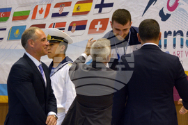 Варна - Световната купа по спортна гимнастика - Йордан Александров - награждаване