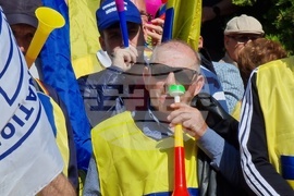 Румъния - Национална железопътна компания Че Фе Ре (CFR) - протест