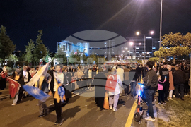 Турция - избори - празнуващи хора