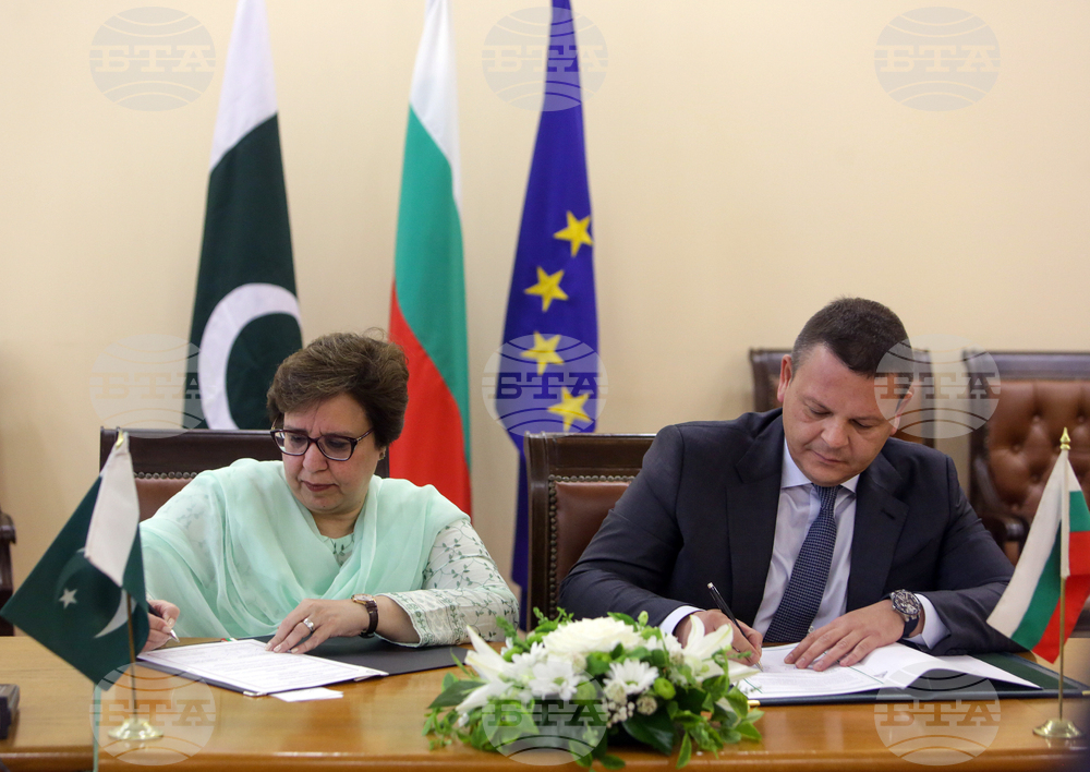Министерството на транспорта и съобщенията - България - Пакистан - меморандум - подписване