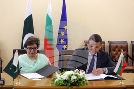 Министерството на транспорта и съобщенията - България - Пакистан - меморандум - подписване