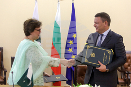 Министерството на транспорта и съобщенията - България - Пакистан - меморандум - подписване