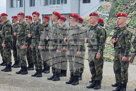 Ново село - Румен Радев - почетен строй