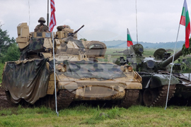 Ново село - Румен Радев - почетен строй