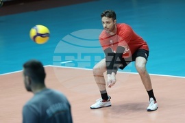 Национален отбор - волейбол - открита тренировка - Теодор Салпаров