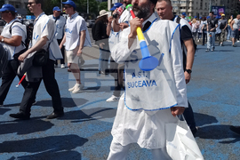 Румъния - протест - учители