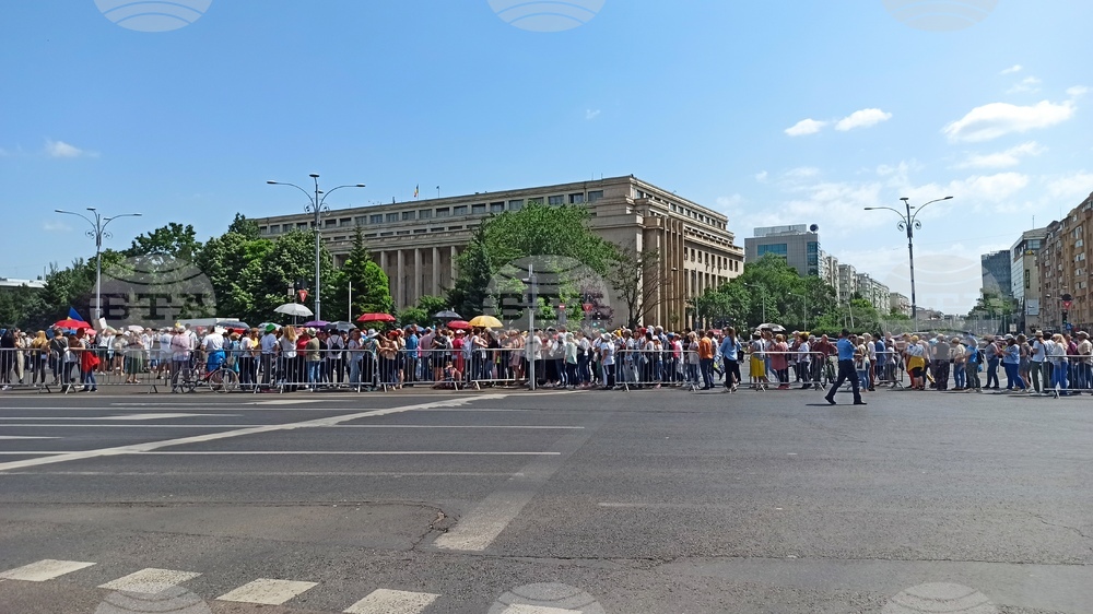 Румъния - протест - учители