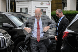 Бургас -  Кенет Мертен - посрещане