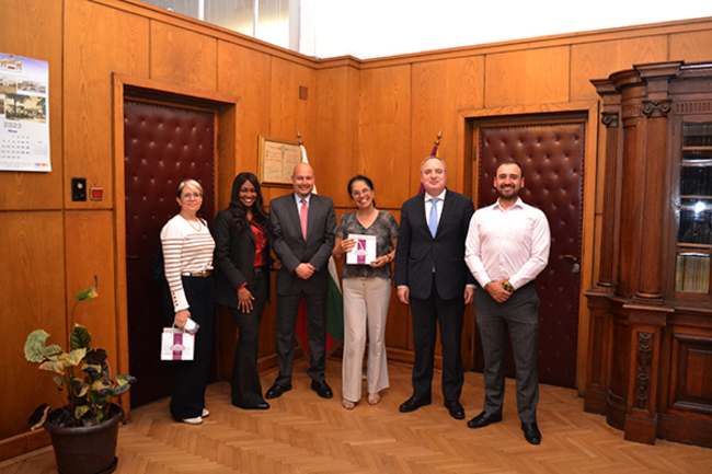 Sofia University Rector Meets with Delegation from Colombia