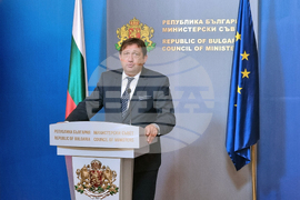 Министерски съвет - Иван Шишков - брифинг