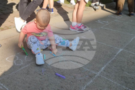 Разград - рисунка на асфалт - конкурс