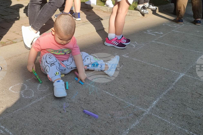 Разград - рисунка на асфалт - конкурс