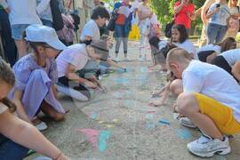 Разград - рисунка на асфалт - конкурс