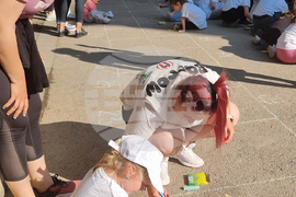 Разград - рисунка на асфалт - конкурс