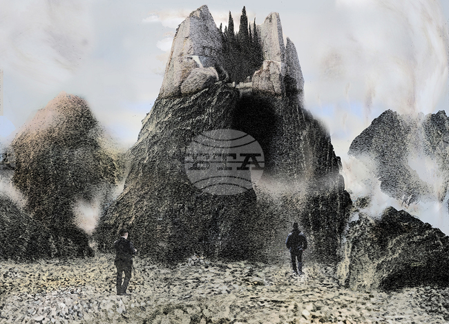 Калин Николов се връща към два от източниците на своето въображение в изложбата "Вариант Везувий"