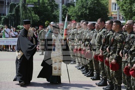 Kazanlak - Ceremonial blessing for prosperity on the occasion of the Day of Kazanlak and official ceremony of hoisting the flag of the town