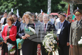 Kazanlak - Flower-laying ceremony on the occasion of the 147-th anniversary from the death of national poet Hristo Botev