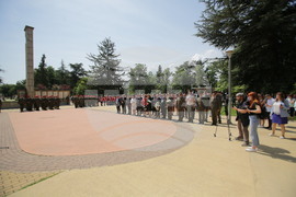 Kazanlak - Flower-laying ceremony on the occasion of the 147-th anniversary from the death of national poet Hristo Botev