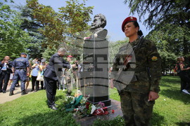 Kazanlak - Flower-laying ceremony on the occasion of the 147-th anniversary from the death of national poet Hristo Botev