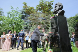 Kazanlak - Flower-laying ceremony on the occasion of the 147-th anniversary from the death of national poet Hristo Botev