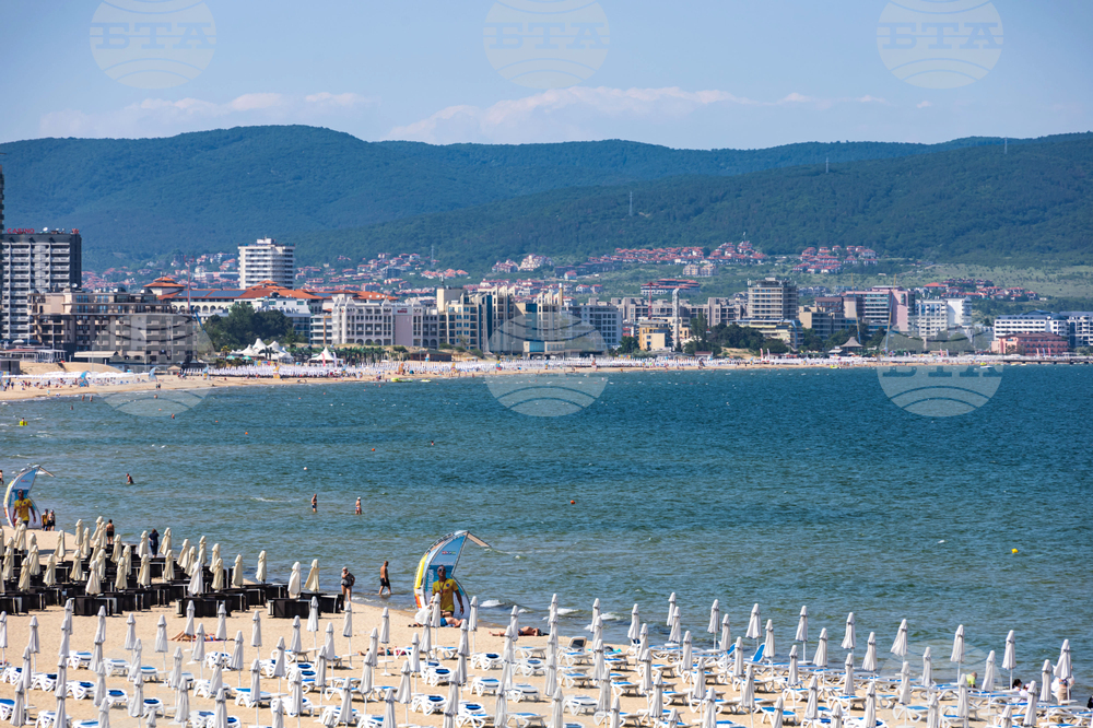 Слънчев бряг - плаж - изглед