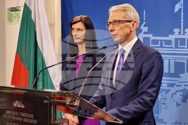 Мария Габриел - Николай Денков - брифинг