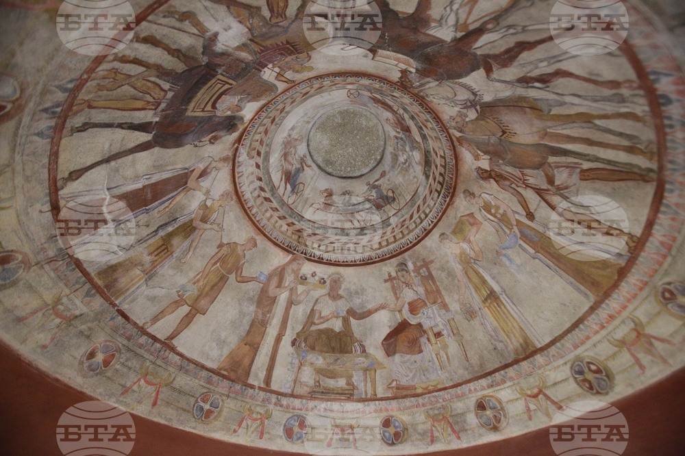 The 18th World Meeting of Bulgarian Media June 1 -  4 in Kazanlak - Visit to the Kazanlak Tomb